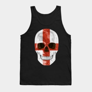 England Flag Skull - Gift for English With Roots From England Tank Top